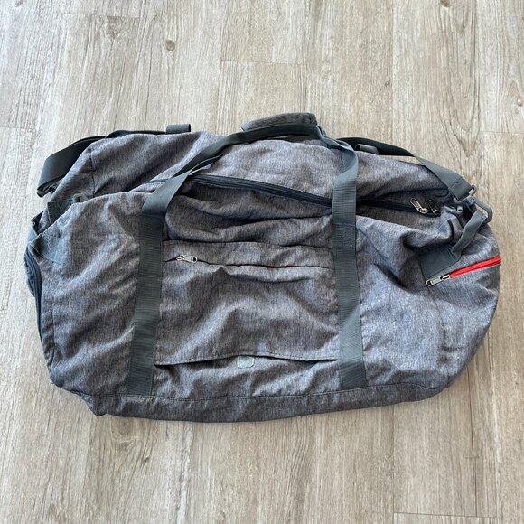 Canway Grey Foldable Duffel Bag - Picture 3 of 9